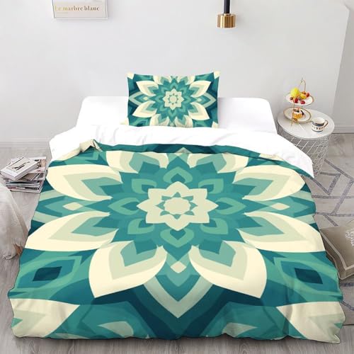 Housse de couette 3D géométrique pour une chambre d'enfant moderne et douce - 2
