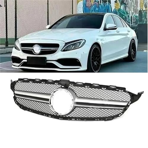Grille Calandre W205 Look AMG Abs Noir Brillant 2014-2021 - 3