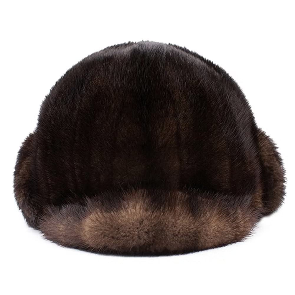 Gorra de Béisbol de Invierno para Hombre al Aire Libre con Visera, Sombrero Cálido con Orejeras,Sombrero de Caza,Sombrero Cálido Ruso,Sombrero de Aviador para Mujer