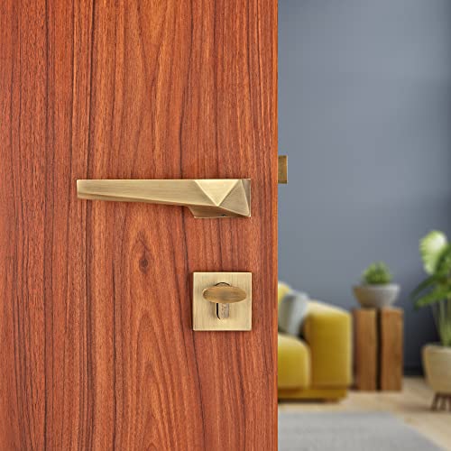 Image of LAPO Mortise Lock Set for Main Door | 70mm Cylinder | 50x85mm Lock Body | Fits with 30-50mm Door | 3 Brass Keys| Antique Finish| Left-Right Compatible| Easy Installation |3 Years Warranty | Ro-165