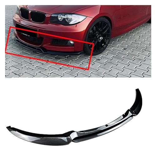 Front Bumper Lip Spoiler Splitter Lip Compatible for BMW 1 Series E82 125i 128i 135i 120i M Sport 2007-2013 Air Deflector Valance