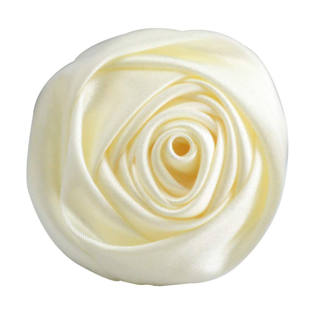 Fleur Artificielle Rose en Satin de 5.5cm pour Décoration Table Anniversaire et Banquet