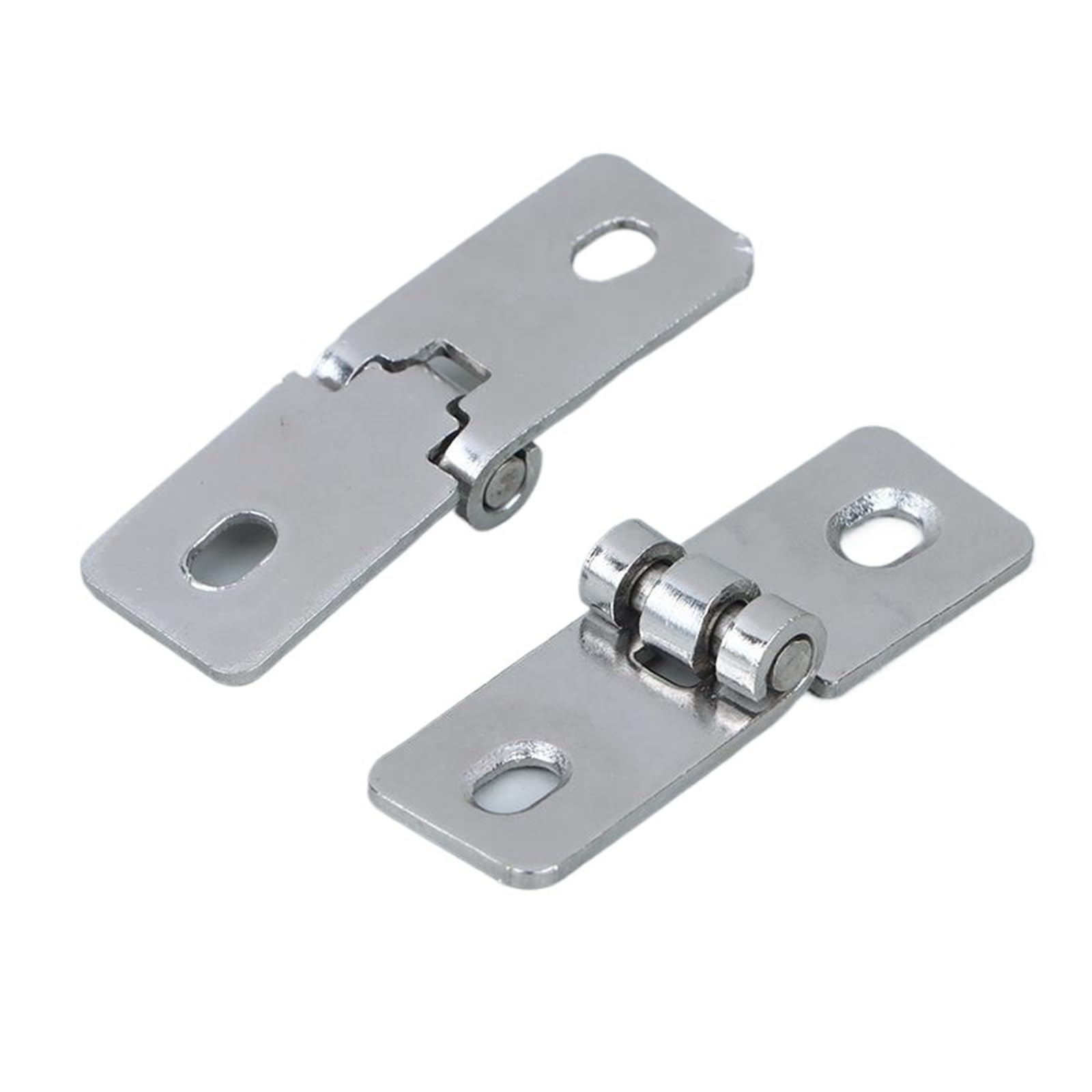 Charnière décorative inox en lot de 2 avec vis pliante pour boîte en bois et fenêtre