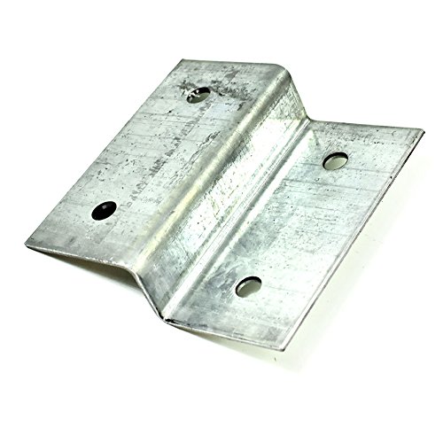 Falcon Workshop Supplies Ltd Pack Of 6 X Galvanised Fence Z Clips (60Mm X 56Mm X 15Mm)
