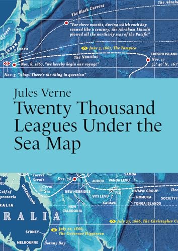 Jules Verne, Twenty Thousand Leagues Under the Sea Map (Literary Maps Series)