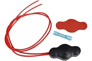 12V Waterproof Push-Button On-Off Switch with Quick Connector