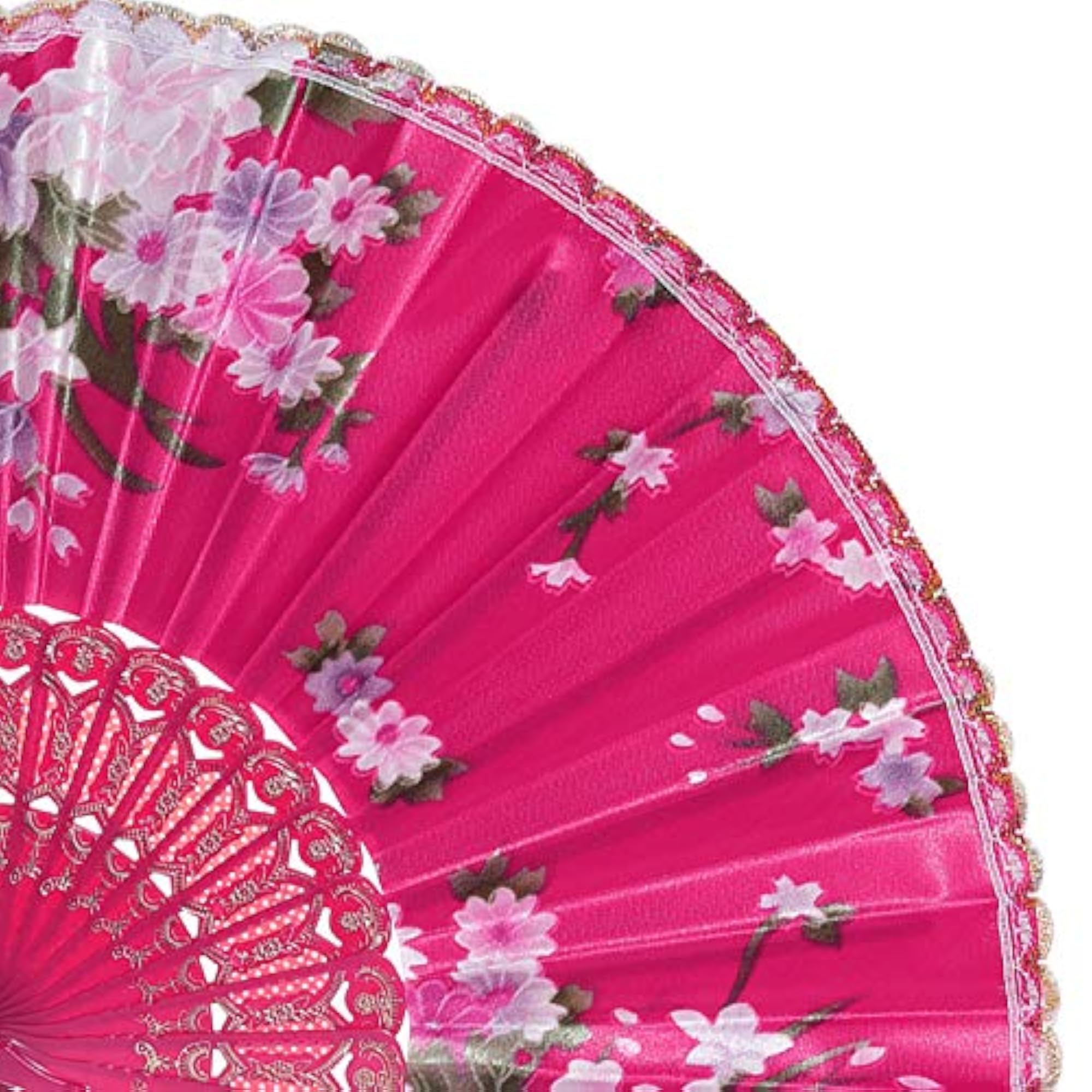 Handheld Folding Chinese Fan Vintage, Fabric Folding Fan