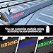 IIIREENO Heavy Duty Top Roof Rack Accessories Compatible with 2018-2024 Jeep Wrangler JL 4 Doors (Hard Top Only) / Cargo Storage Carrier for Outdoor Gear/No Drilling