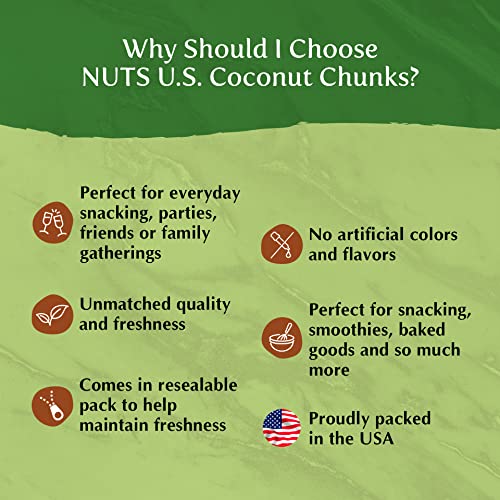 image for NUTS - U.S. - HEALTH IN EVERY BITE ! NUTS U.S. – Coconut Chunks | Sw