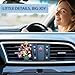 ORIESSE Flower Car Decor,Cute Dasiy Bird Vase Car Air Freshener Vent Clip,Bling Alloy Colorful DashBoard Vent Decorations Aesthetics for Women,Refillable Aroma Diffuser