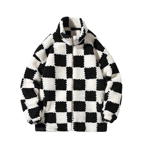 Parkas manteau hommes femmes hiver chaud veste décontractée laine d'agneau épais