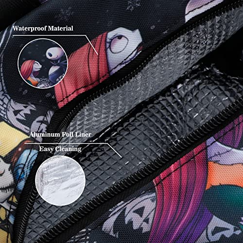 The Nightmare Before Christmas Lunch Box Bag Jack Skellington Lunch Holder Layer Insulated Lunch Cooler Bag For Women Girl Work Picnic (Lb Jack) #TOP3
