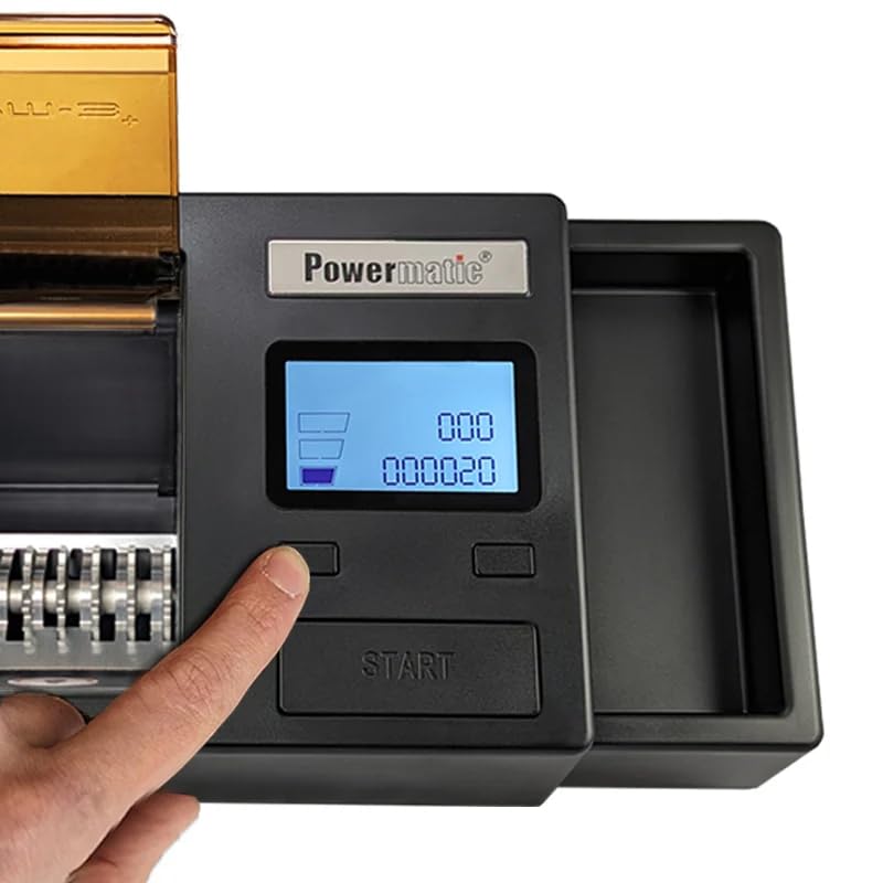 Powermatic Máquina de cigarrillos eléctrica 3 plus Zorr con cortador de tabaco