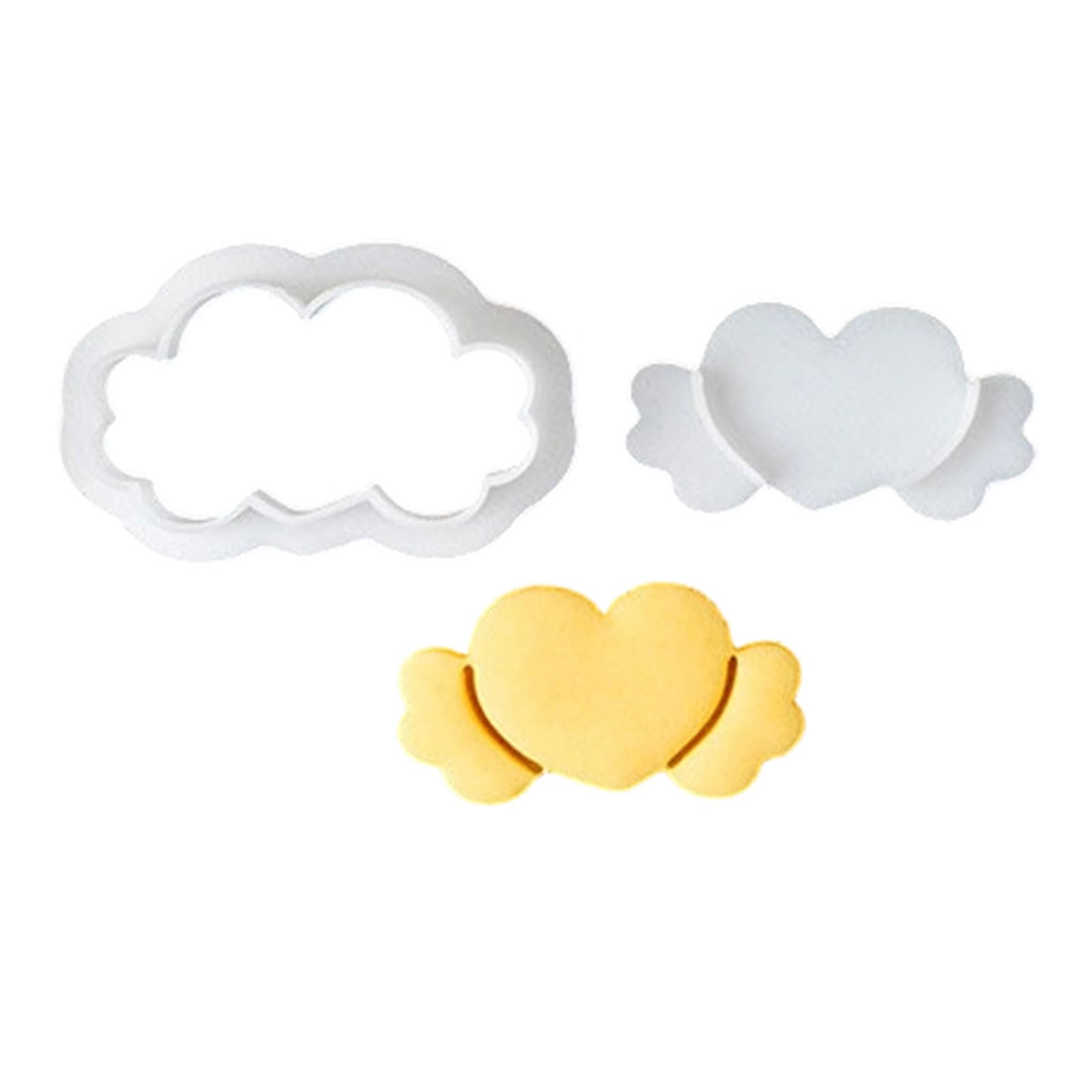 LUCKGONI Cartoon Proposal Wedding Cookie Desserts Cutter Set With Heart For Romance Baking And Special Occasion
