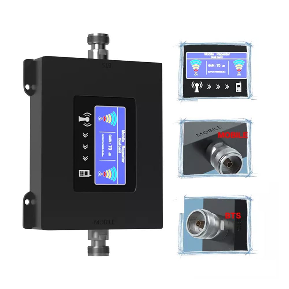 Double Bande GSM 900 / 1800MHz Mobile Signal Booster Repeater Amplificateur Prend en Charge 3G 4G LTE Nouveau