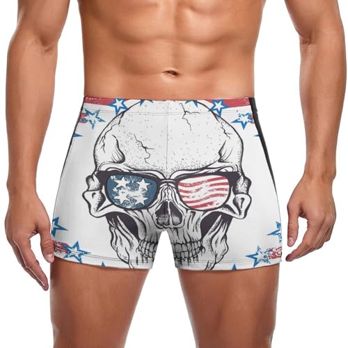 Short de bain homme crâne usa parfait pour vos vacances