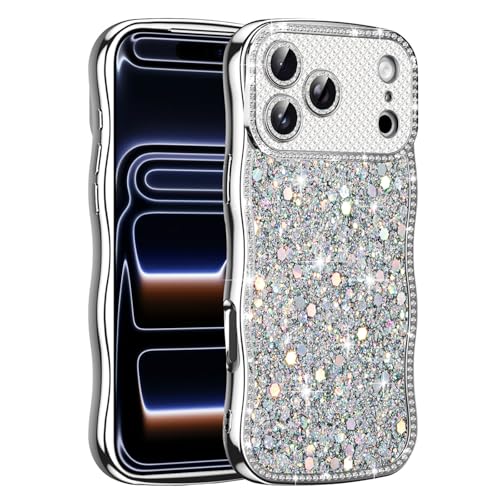 Coque iPhone 17 cadre ondulé mignon cadeau parfait pour fille et femme