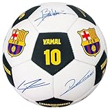 Bola De Futebol De Campo, Barcelona, Maccabi, Branca e Preta, Autografada
