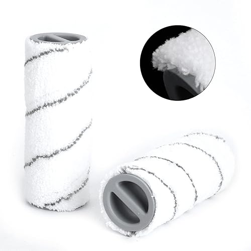 Miniatura 6 de Accesorios de repuesto de cepillo de rodillo para KARCHER FC3 FC5, limpiador de piso al vacío, accesorios para el hogar, 2 piezas, fácil de instalar