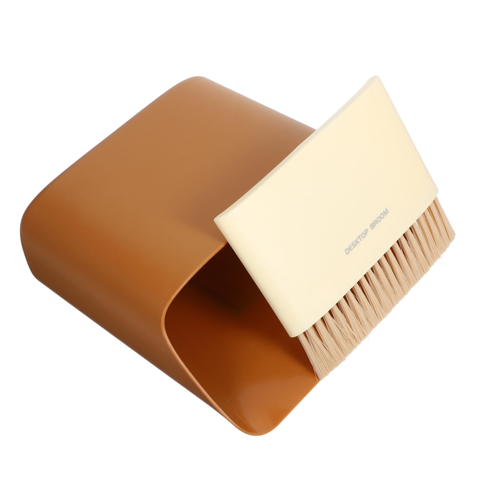 Beavorty 1 Set Small Broom and Dustpan Set Small Sweeping Countertop Brush Car Cleaning Brush Interior Broom Dustpan Natural Whisk Sweeping Broom Mini Broom Multi-Function Mini Dustpan