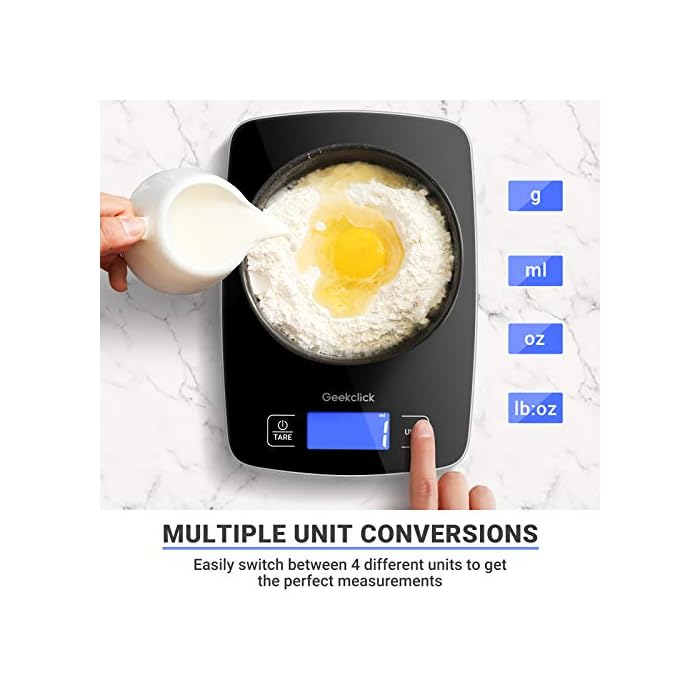 Buy Geekclick Digital Food Kitchen Scale, 22lb Scale for Food Weight