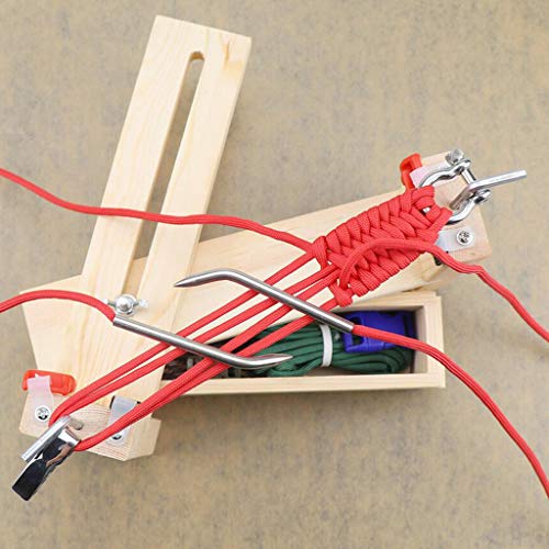 Tongina Pacote De 9 Conjunto De Costura Paracord Agulha De Laço Paracord Para Tecelagem De Cordas