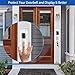 Anti-Theft Video Doorbell Mount with Key Highly Transparent Doorbell Lock Box Kit,For Ring doorbell mount,No Drill Fits Doorbell 2.5