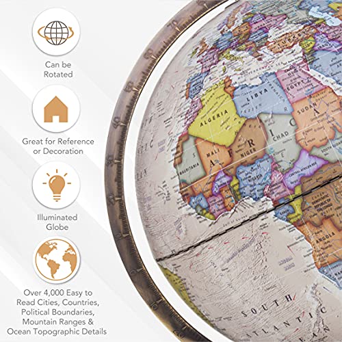 Waypoint Geographic Horizon Ii Illuminated Desktop Globe, 12" #TOP3