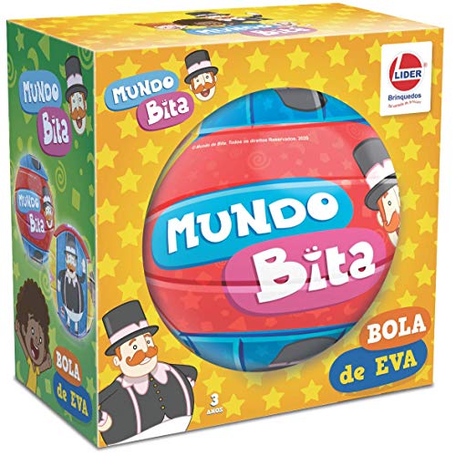 Bola E.V.A Na Cx Mundo Bita, Lider Brinquedos