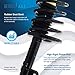 Detroit Axle - 4pc Front Struts Kit for 93-02 Toyota Corolla 98-02 Chevy Prizm 93-97 Geo Prizm, 2 Struts w/Coil Spring 2 Sway Bars 1993 1994 1995 1996 1997 1998 1999 2000 2001 2002 Replacement