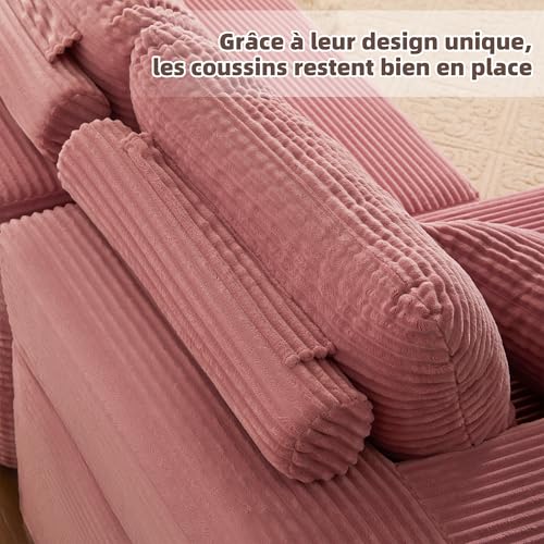 Variante de Litbird sofá chaise longue Rosa (Chaise Longue Izquierda)