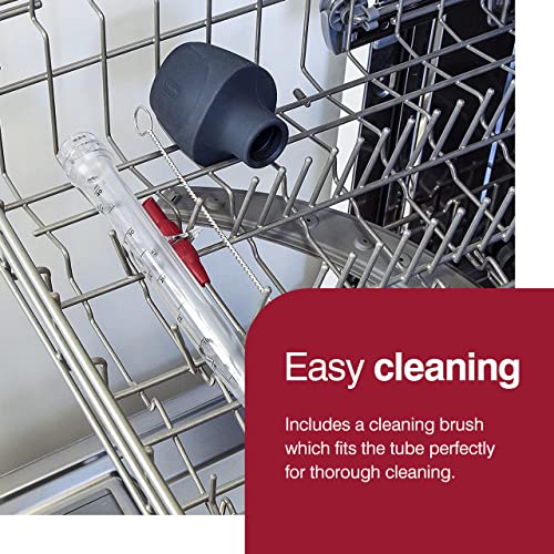 Zyliss 2 In 1 Baster And Infuser, Medium, Clear/Grey/Red #TOP4