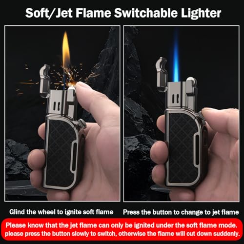 Encendedor Jet Torch Recargable de Metal miniatura 2