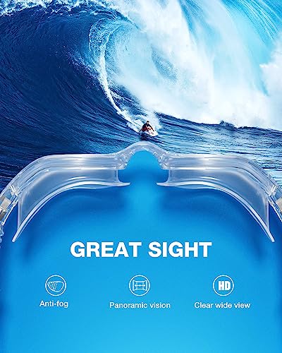 Image of ZIONOR Swim Goggles, G1 SE Swimming Goggles Anti-Fog for Adult Men Women