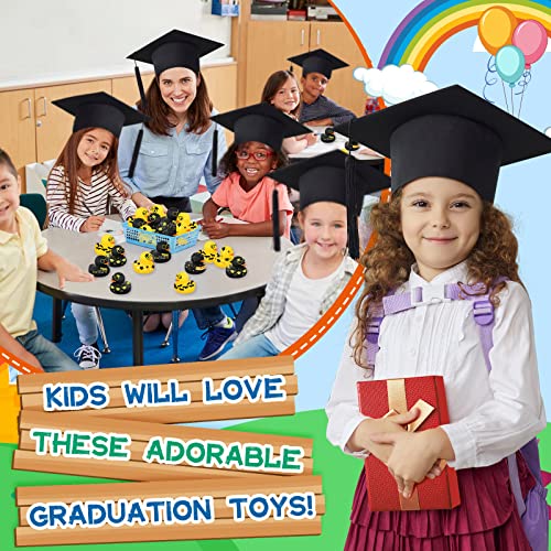 image for Sratte Graduation Rubber Ducks 2 Inch Graduation Rubber Ducky Party Fa
