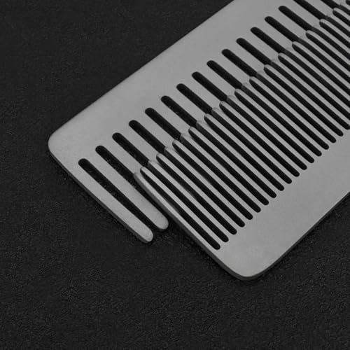 Peine de Titanio para Cabello y Barba, Dientes Anchos y Finos miniatura 7