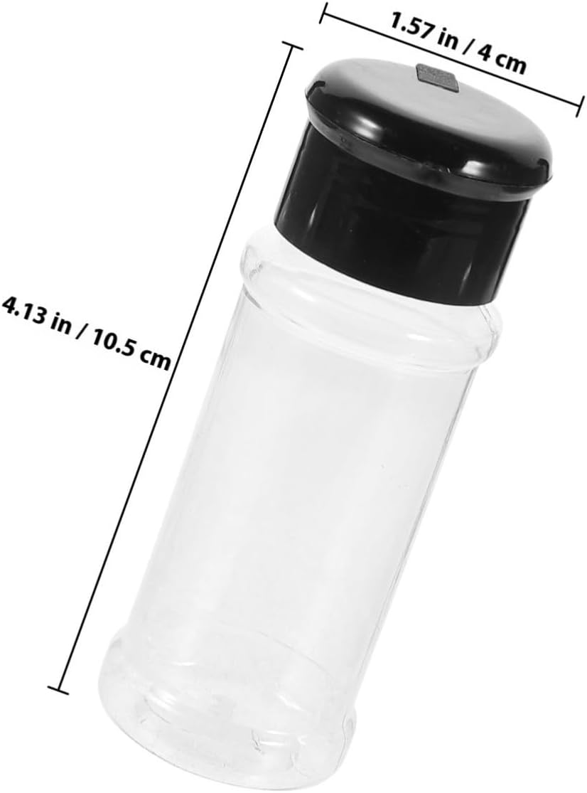 15pcs Pepper Dispenser Bottles, 100ml ABS Refillable Seasoning Containers