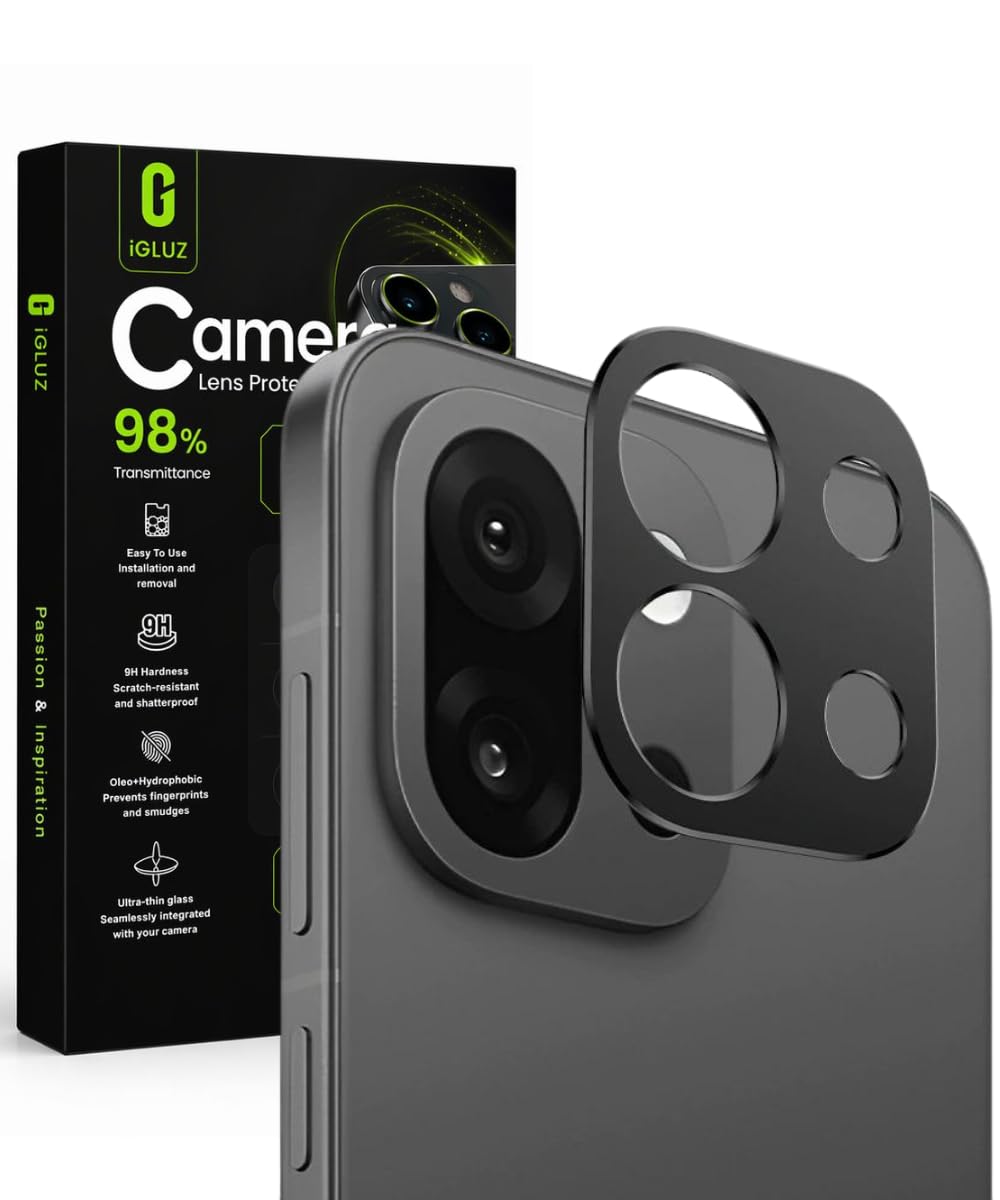 iGluz Compatible with Oneplus 13T / Oneplus 13S Camera Lens Protector (1 Pack) | Premium 9H Tempered Glass Camera Guard | Ultra Clear HD | Scratch Resistant | Case Friendly Fit | Bubble Free Easy Installation-image-19