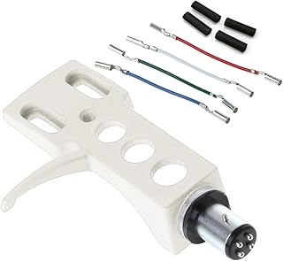 Para tocadiscos LP Phono tocadiscos de aleación de aluminio de 4 pines con cables de plomo para giro directo