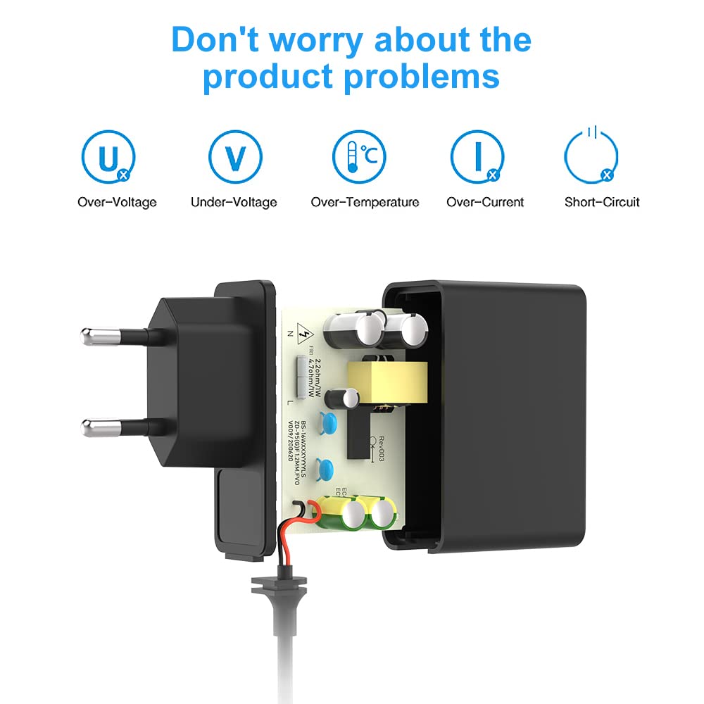 Delock Externe voeding DC 3,5x 1,35mm/ 5,5x 2,1mm/ 5,5x 2,5mm 5V 2A 10W