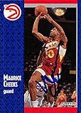 Sports Memorabilia Maurice Cheeks Autographed Basketball Card (Atlanta Hawks) 1992 Fleer #242 - Unsigned Basketball Cards