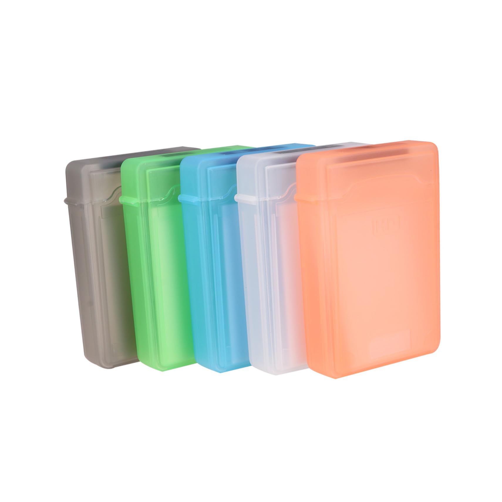 5 Pezzi Custodia Protettiva per Hard Disk Resistente Agli Urti Organizer Digitale con Chiusura Custodia Esterna per Disco