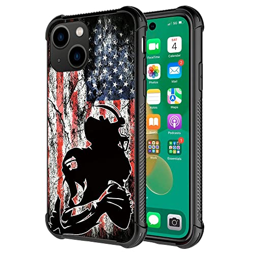 Coque pour iPhone 14 antichoc double couche robuste DJSOK