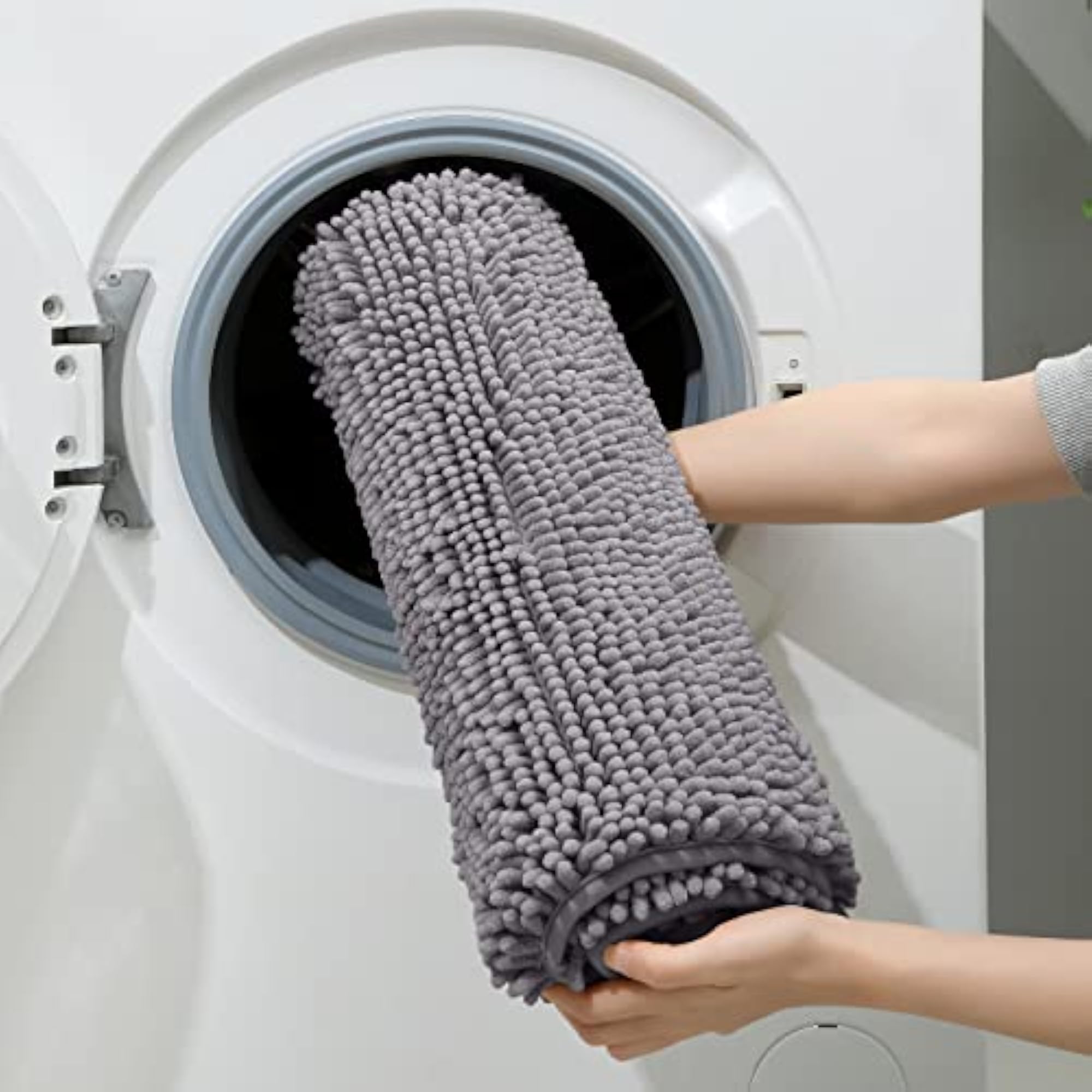 3 Pieces Luxury Soft Chenille Bath Mats Set, Absorbent