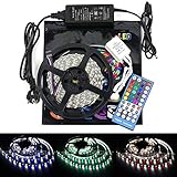 flexible led strip lights battery powered ☄Luz de cuerda RGB 5050 SMD 300 LED, que es más estable y más brillante que 3528; La tira no es impermeable, se puede usar en interiores.