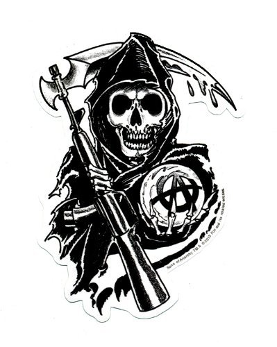 Sons Of Anarchy Reaper Sticker