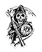 Sons Of Anarchy Reaper Sticker