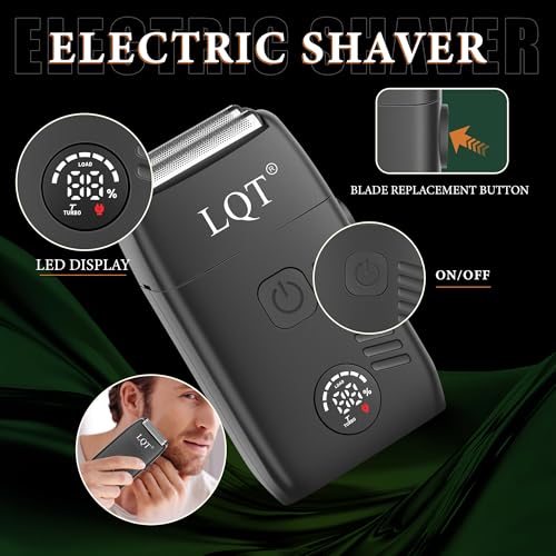 Image of Professional Men's Grooming Kit: Electric Foil Shaver, Beard Trimmer & Hair Clipper for Bald Head & Face - The Cordless Christmas Gift for Dad /Him