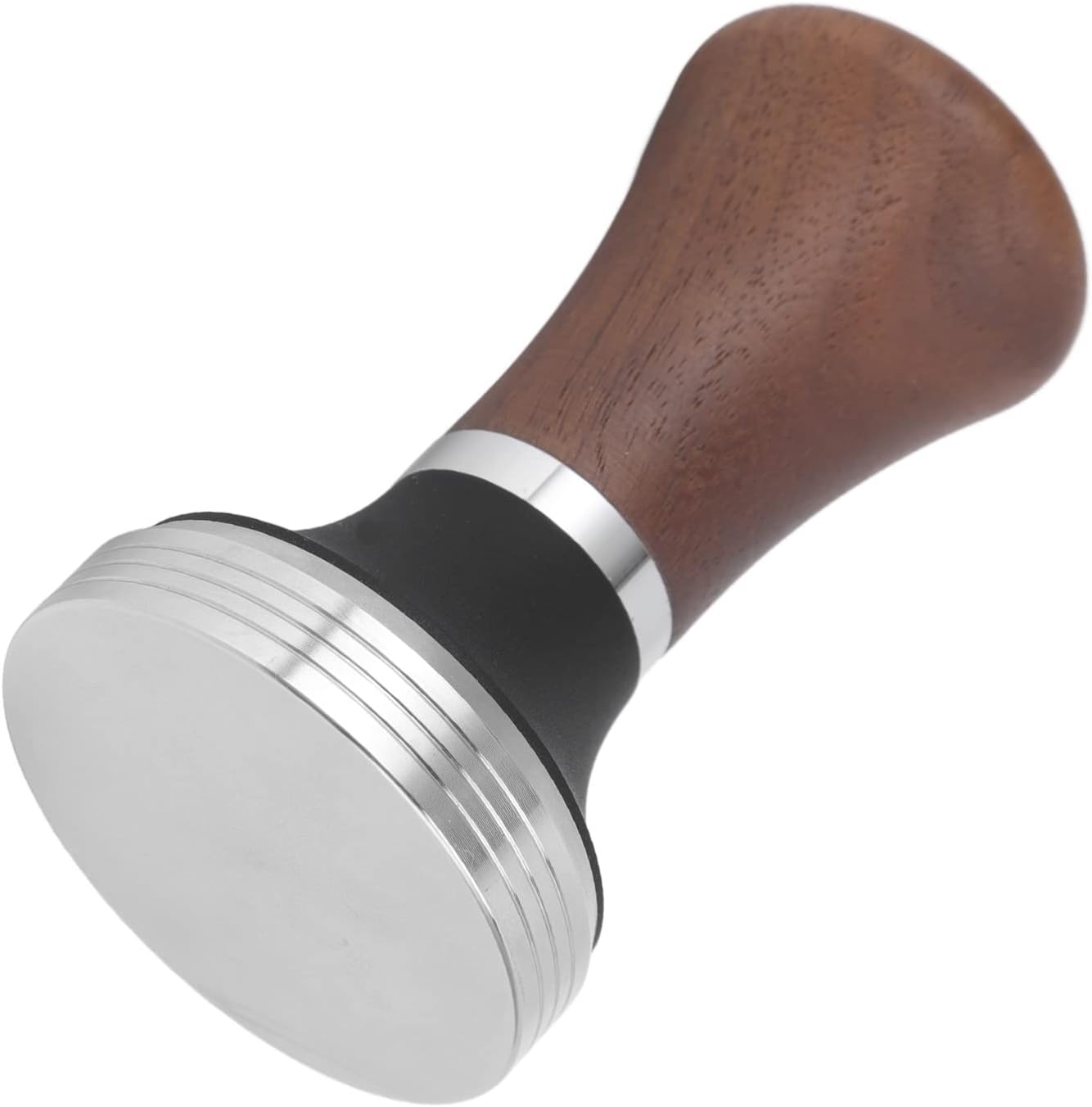 Coffee Hand Tamper, Flat Base Evenly Pressed Powder Pressure Tamper Stainless Steel