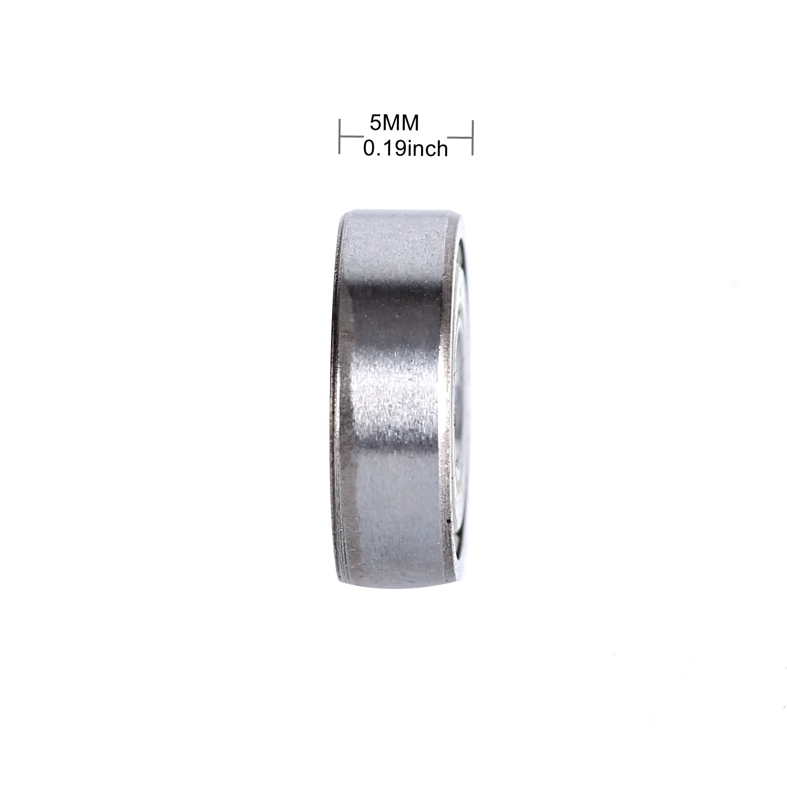 12 rodamientos de bolas de ranura profunda 625ZZ (5 mm x 16 mm x 5 mm) para monopatín, impresora 3D, piezas de transmisión mecánica DIY